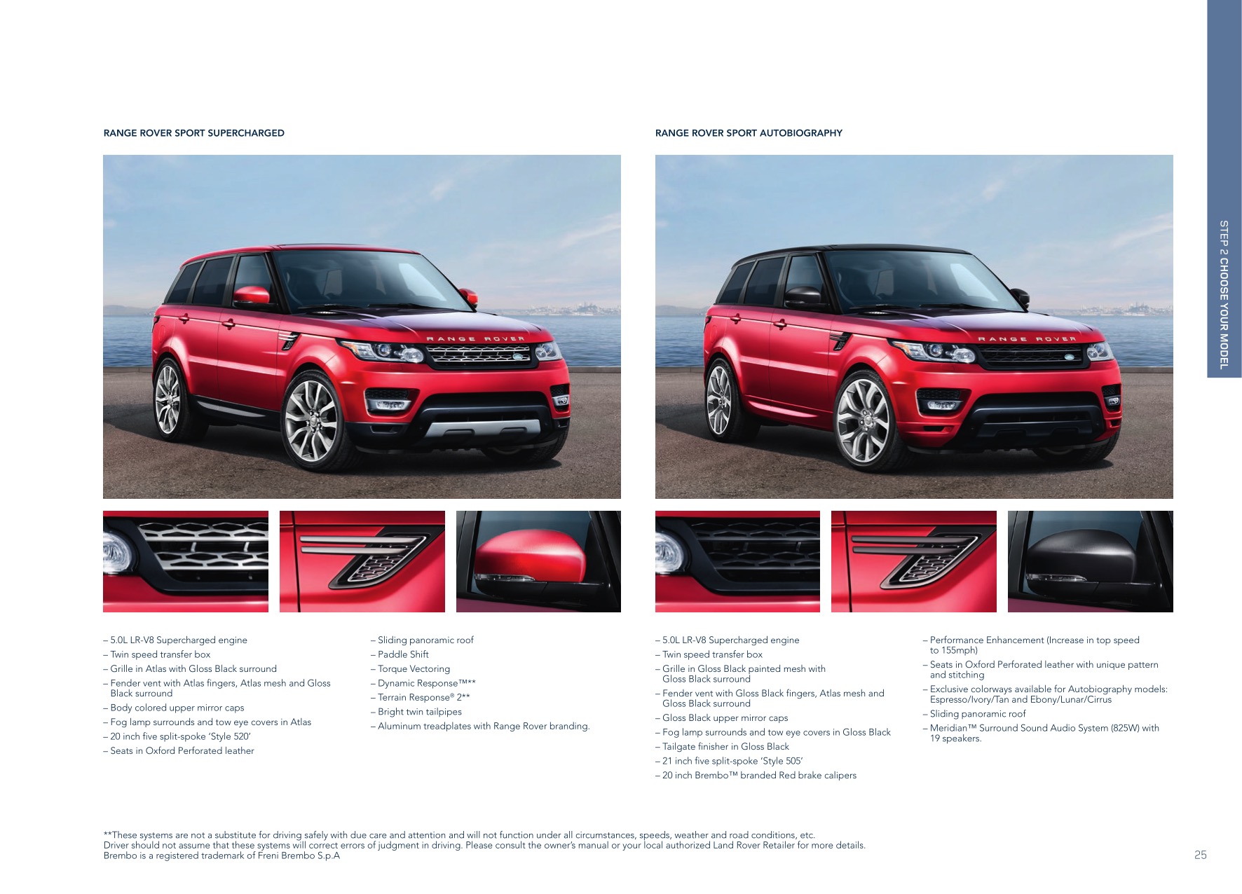 2015 Range Rover Sport Brochure Page 43